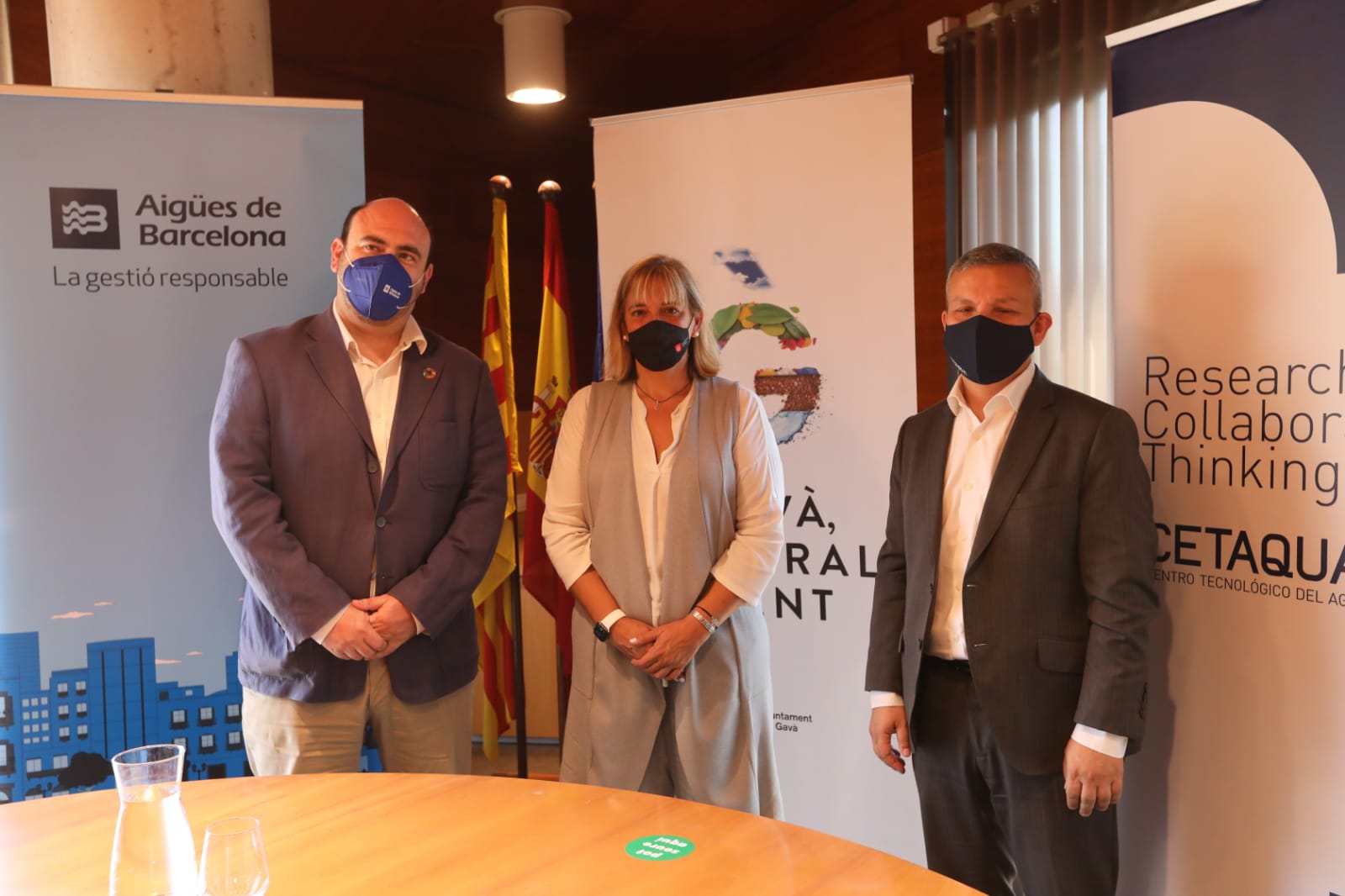 El Ayuntamiento de Gavà, Aigües de Barcelona y Cetaqua siguen impulsando un modelo de economía circular en el municipio